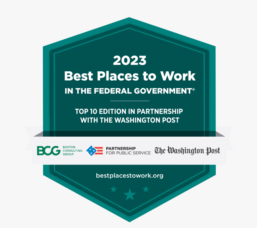 BEST PLACES TO WORK IN THE FEDERAL GOVERNMENT 2023